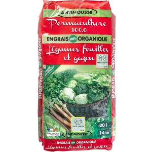 PERMACULTURE GAZON ANTI-MOUSSE ET LEGUMES FEUILLES – 20 litres