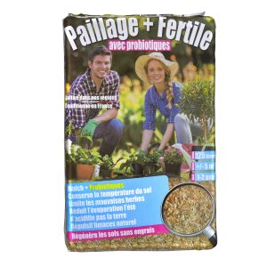 PAILLAGE FERTILE MULCH PROBIOTIQUES – 125 litres – 1 sac