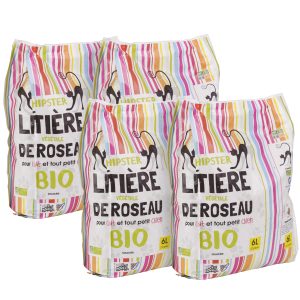 LITIERE HIPSTER, LE CHAT BEAU BIO – 4 sacs